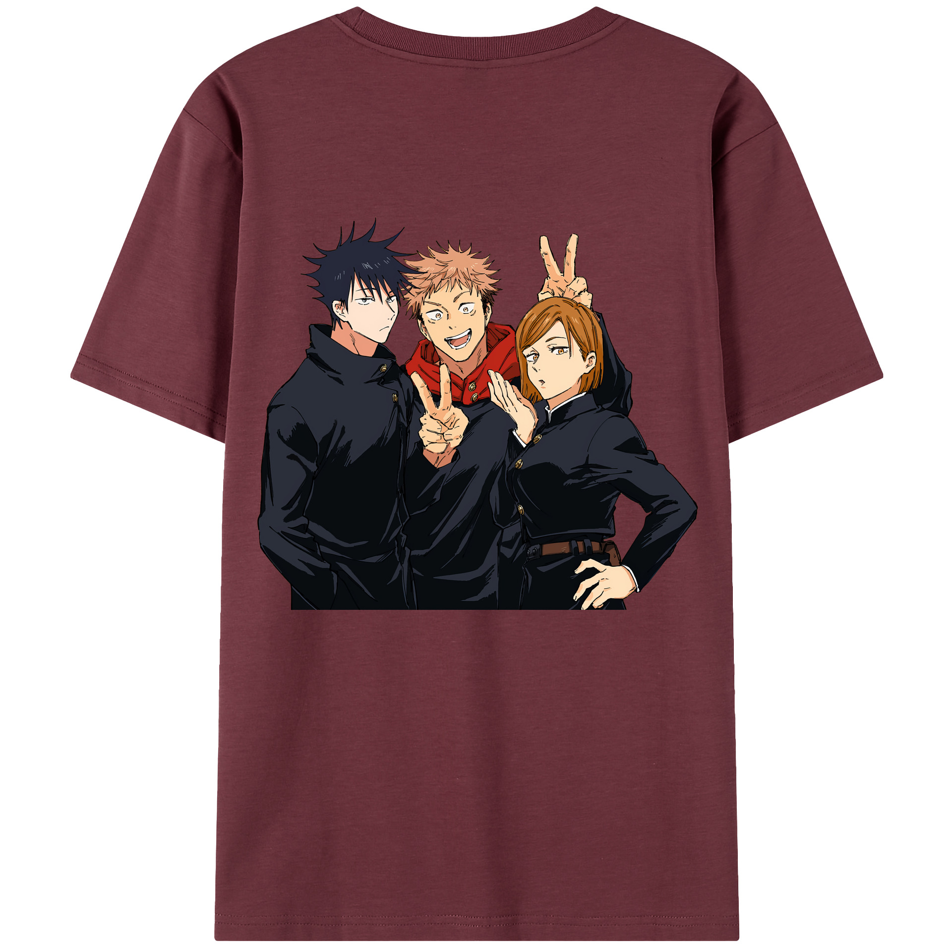 （画像用） 呪術廻戦 Jujutsu Kaisen 綿100％半袖Tシャツ（背面プリント）